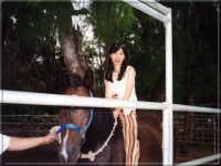 My first time on a horse!
